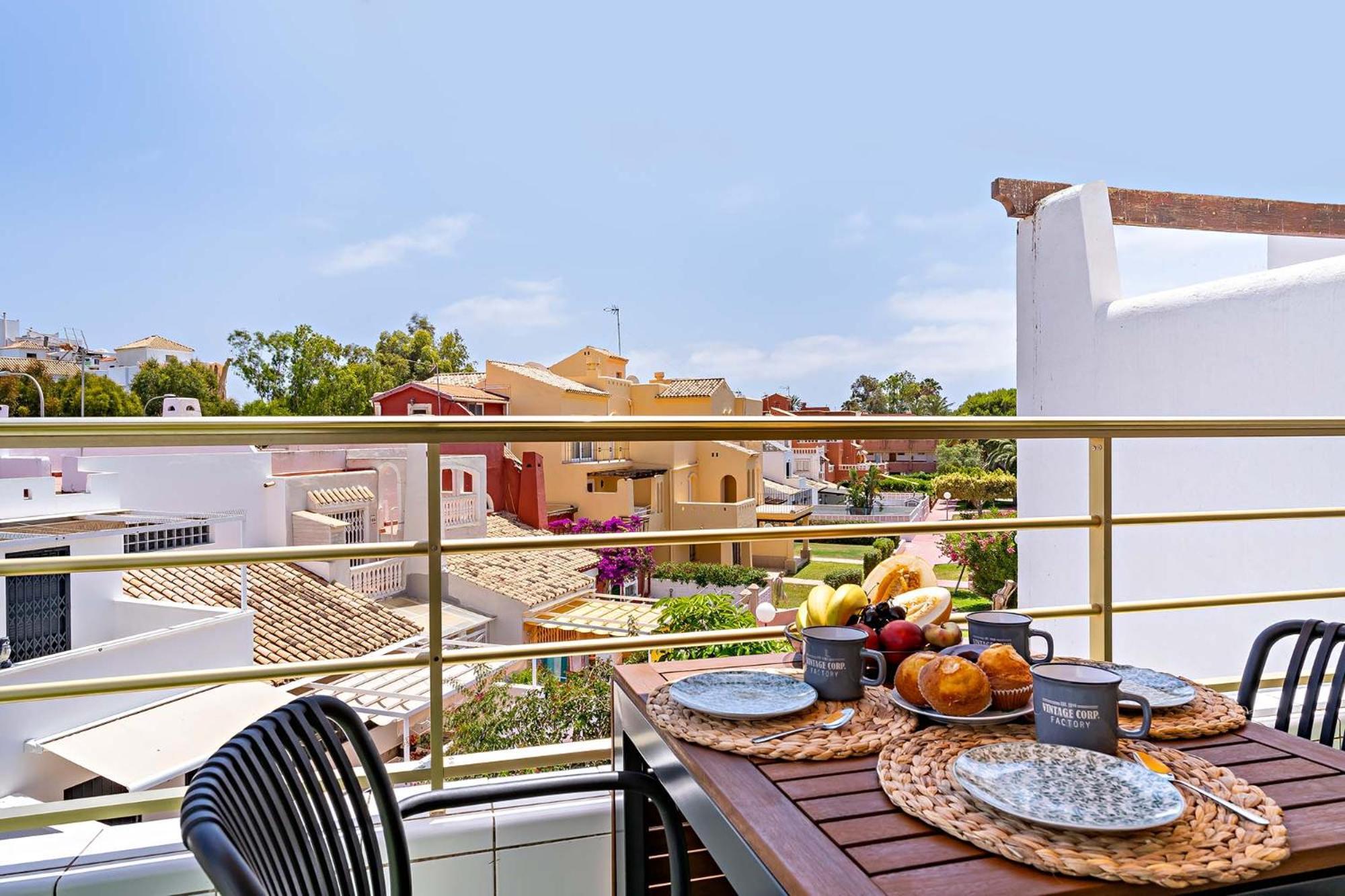 Capri - Pueblo Italia Apartment Roquetas de Mar Bagian luar foto
