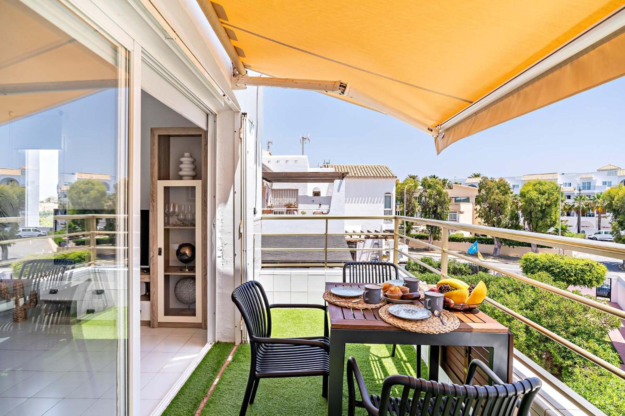 Capri - Pueblo Italia Apartment Roquetas de Mar Bagian luar foto